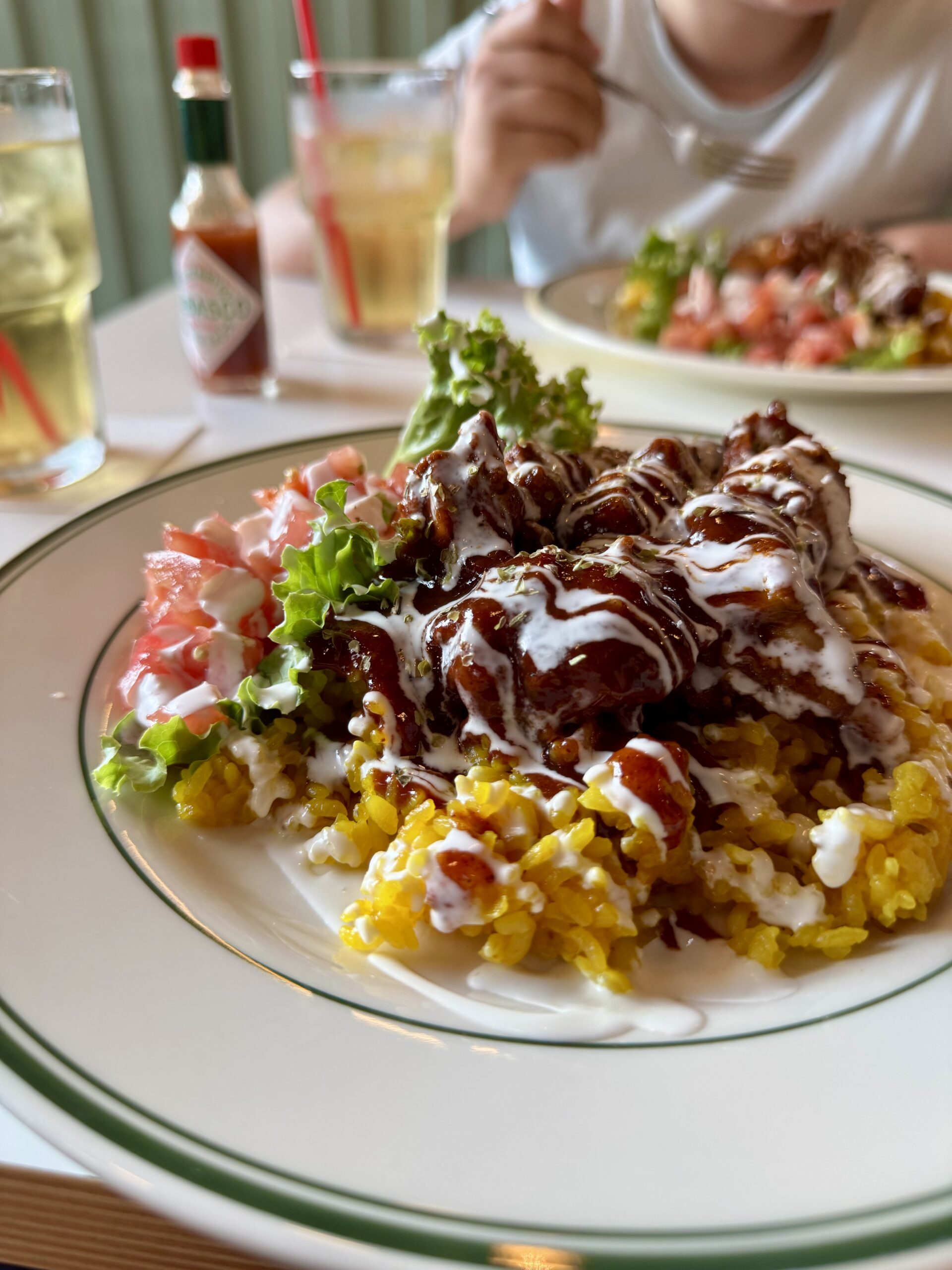 Wythe Club Diner chicken over rice
